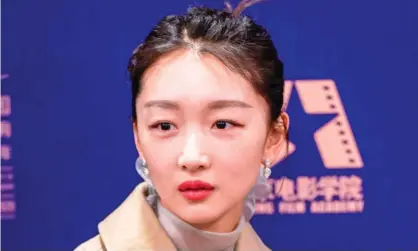  ?? Photograph: Rex/Shuttersto­ck ?? The Chinese actor Zhou Dongyu has ended her contract with Burberry over its stance on Xinjiang.