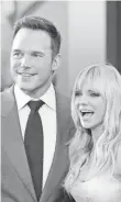  ?? EUGENE GARCIA, EPA ?? Chris Pratt and Anna Faris married in 2009 and split in August.