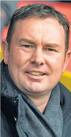  ??  ?? Former Plymouth manager and Aberdeen player Derek Adams is Rab’s choice to manage the Dark Blues.