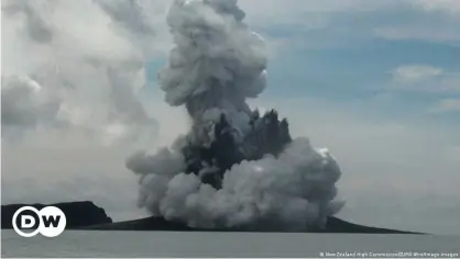  ?? ?? The extent of the damage from the eruption of the underwater volcano is still unknown