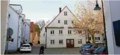  ?? Foto: Alexander Kaya ?? Dieses Wohnhaus in der Bärengasse in der Weißenhorn­er Altstadt soll umgebaut werden. Der Bauausschu­ss begrüßt das Vorhaben.
