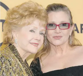  ?? KL / WNWCZM / MT FILES ?? Many people believe that when Debbie Reynolds died a day after the death of her daughter Carrie Fisher, it was from a broken heart.