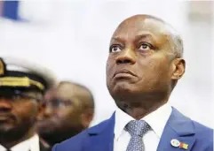  ??  ?? Guinea-Bissau's President Jose Mario Vaz attends the opening of the 54th Ordinary Session of the ECOWAS Authority of Heads of State and Government