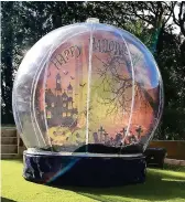  ?? ?? ●● The Halloween giant globe
