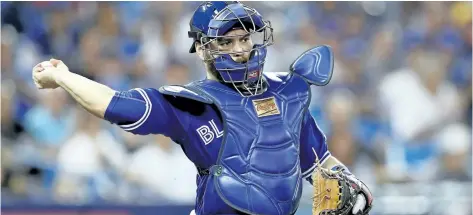  ?? ELSA/GETTY IMAGES ?? Blue Jays catcher Russell Martin says he believes MLB wants to change the game’s rules to make more money and he wants owners to be honest about their motivation­s.