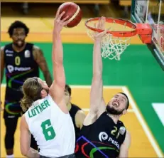  ?? Darussafak­a Basketball Club ?? Ryan Luther, a former Hampton High School and Pitt player, averaged eight points and five rebounds a game last season while playing pro basketball in the top league in Turkey.