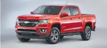  ?? CHEVROLET ?? The diesel- powered 2016 Chevrolet Colorado.