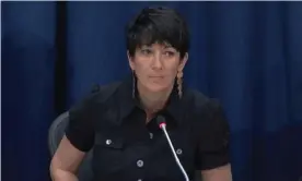  ?? Photograph: UNTV/Reuters ?? Ghislaine Maxwell, longtime associate of accused sex trafficker Jeffrey Epstein, is charged over alleged sex crimes connected to him.