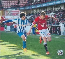  ??  ?? Mossa, titular El jugador del Nàstic será de la partida ante el Almería