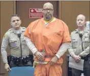  ?? Irfan Khan Los Angeles Times ?? TOI-LIN KELLY helped her fiance, Marion “Suge” Knight, above, violate an order limiting his jail calls.