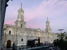  ??  ?? The Basilica Cathedral of Arequipa.