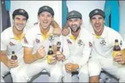  ?? GETTY ?? ■ (From left) Australian bowlers Pat Cummins, Josh Hazlewood, Nathan Lyon and Mitchell Starc need to deliver as a unit.