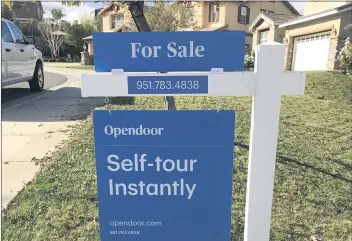  ?? JEFF COLLINS — STAFF ?? Zillow Offers, Opendoor, Offerpad and RedfinNow collective­ly spent more than $512million buying houses last spring in Los Angeles, Orange, Riverside and San Bernardino counties, a study by Zillow found.