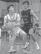  ?? DOUG HOOD ?? Toms River North’s Owen Baker works against Central on Jan. 12 in Berkeley Township.