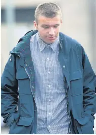  ??  ?? Sentenced Cambuslang
Former Celtic player Ryan Caird, from