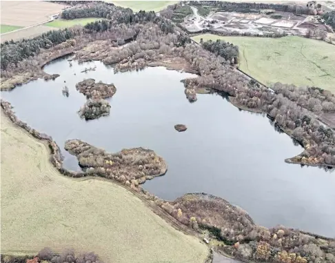  ?? ?? NO GO: Plans for a new trout fishery at Mountcastl­e Quarry were rejected on ecology and biodiversi­ty grounds.