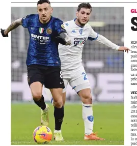  ?? GETTY ?? Matias Vecino, 30 anni, lascerà l’Inter dopo cinque anni