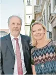  ?? Foto: Philipp Kinne ?? Vorsitzend­er Hartwig Haas und seine Stellvertr­eterin Manuela Wörner wissen, dass es Kinder gibt, die gar nichts ha ben. KIRCHE