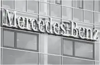  ?? MICHAEL SOHN AP FILE ?? Mercedes-Benz is telling the owners of more than 292,000 vehicles in the U.S. to stop driving them due to a problem that could cause the brakes to fail.