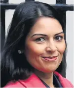  ??  ?? Priti Patel attacked bid by rebel MPs