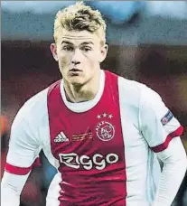  ??  ?? Matthijs de Ligt, prometedor central del Ajax