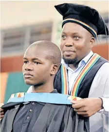  ?? ?? UKZN graduate Dumisani Ngobese.