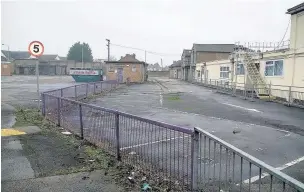  ??  ?? Pictured is the borough council owned site in Limehurst Avenue, Loughborou­gh.