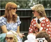  ??  ?? With her ‘best friend’ Diana, Princess of Wales in 1983