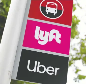  ?? MIKE BLAKE/REUTERS FILE ?? Can Uber and Lyft make meaningful profits in a competitiv­e, labour-intensive industry? There are no solid metrics to rely on when considerin­g whether an idea will scale, writes Tom Bradley.