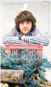  ??  ?? At 24 years old, Boyan Slat is the youngest recipient of the UN’s highest environmen­tal accolade, Champion of the Earth. In February 2013, he dropped out of engineerin­g school to found The Ocean Cleanup Foundation. His goal is ambitious, if not...