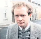  ??  ?? Martin McGuinness in the 1980s and (right) just before his death last year