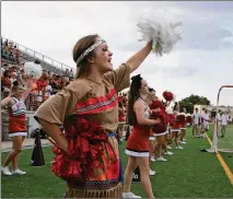  ?? ROUND ROCK LEADER 2013 ?? Westwood High School’s administra­tion, although unwilling to change the school’s mascot (above) to something else, wants to incorporat­e more of the Native American culture at school, a senior at the school writes.