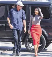  ?? Gonzalo Bauer-Griffin GC Images ?? MASS SPECULATIO­N over the private life of Bruce Jenner, shown with Kim Kardashian, may come to a head Friday in a “20/20” interview.
