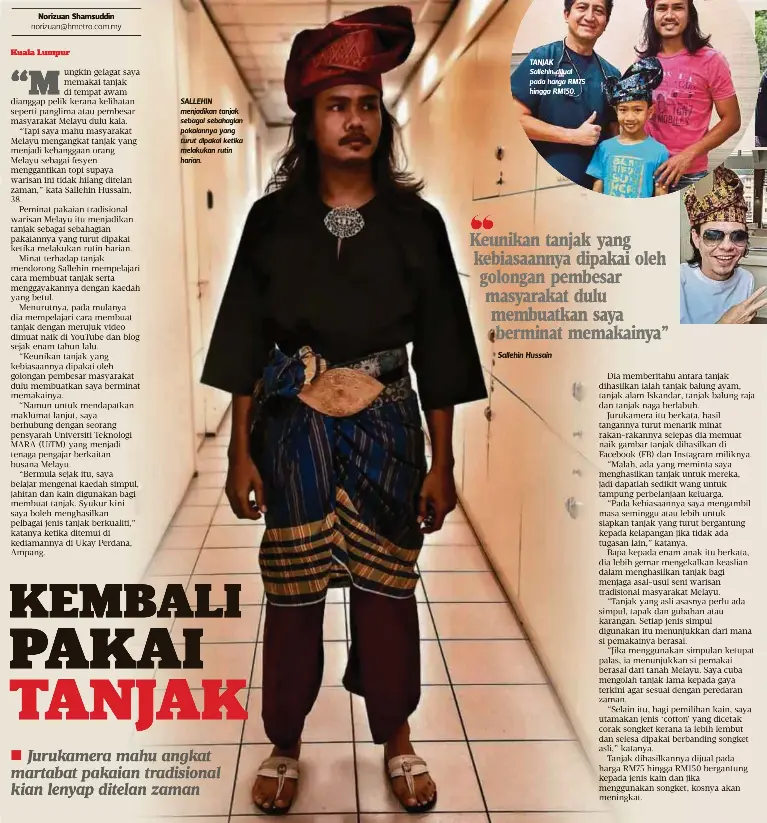 Kembali Pakai Tanjak Pressreader