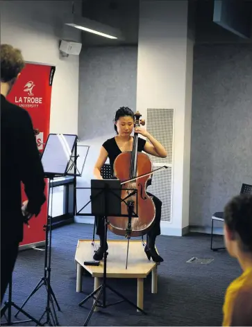  ??  ?? Music to our ears: Guests enjoyed the sweet sound of string quartet music.