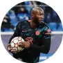  ?? ANSA ?? Romelu Lukaku (28 anni) esulta dopo aver segnato il 2-2