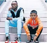  ?? Supplied ?? TEVIN Reddy with Siphesihle Mhlanga, known as Verge The Rapper.
|