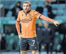  ??  ?? Paul McMullan has signed a pre-contract with Dundee.