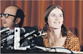  ?? ?? Linda Kasabian at a press conference in 1970 after she was granted immunity from prosecutio­n