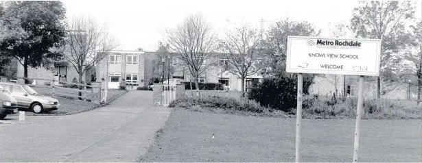  ??  ?? ●●Knowl View residentia­l school in Bamford pictured before it closed in the mid 1990s