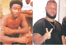  ?? FOTO: EL HERALDO ?? Edwin López y Eliezer Eliz estaban en el interior de un bar en Corozal y fueron atacados a balazos por personas desconocid­as.