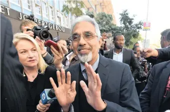 ?? PHILL MAGAKOE ?? FORMER Sars deputy commission­er Ivan Pillay leaves the Pretoria headquarte­rs of the Hawks in August 2016, after presenting himself when the rogue unit claims were first investigat­ed. | African News Agency (ANA)
