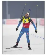  ?? (Photo AFP) ?? Martin Fourcade : insatiable !