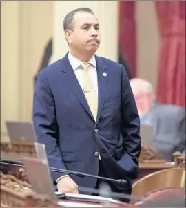  ?? Steve Yeater Associated Press ?? STATE Sen. Tony Mendoza (D-Artesia) announced last month that he would take a leave of absence during an inquiry into sexual misconduct allegation­s.