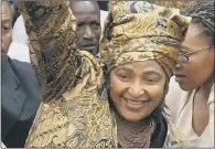  ?? PICTURE: AP. ?? DEFIANT: Winnie Madikizela-Mandela, pictured in 2004 after winning a court appeal following allegation­s of theft and fraud.