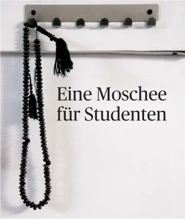  ?? [ Clemens Fabry ] ?? Muslimisch­e Studenten der Uni Wien sollen bald in einer eigenen Moschee beten können.