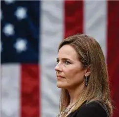  ?? Foto: AFP ?? Amy Coney Barrett machte sich einen Namen als Professori­n an der katholisch­en Universitä­t von Notre-Dame.