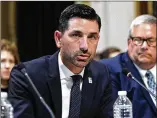 ?? AP ?? As former Homeland Security Secretary Kirstjen Nielsen’s chief of staff, Chad Wolf helped enforce the administra­tion’s “zero tolerance” policy on immigratio­n.
