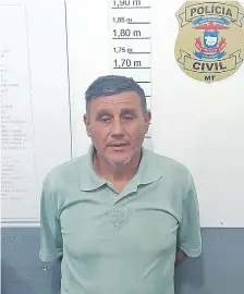  ??  ?? Wilson Acosta Marques, ayer en la sede de la Policía Civil de Campo Verde, en el estado de Mato Grosso, Brasil.