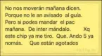  ??  ?? Mantenían comunicaci­ón.
A través de mensajes de WhatsApp, la joven avisaba a su hermana mayor sobre lo que ocurría durante su viaje.